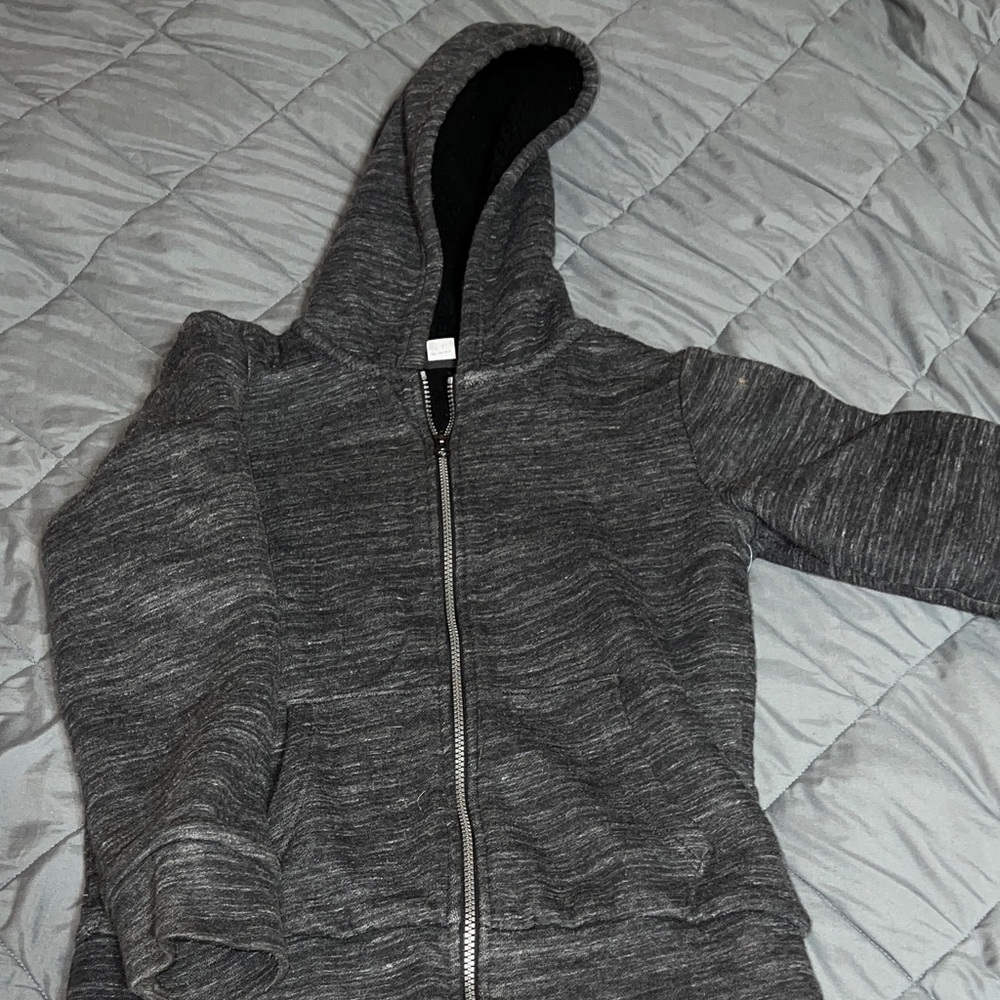 Old Navy Charcoal Hooded Jacket for Kids